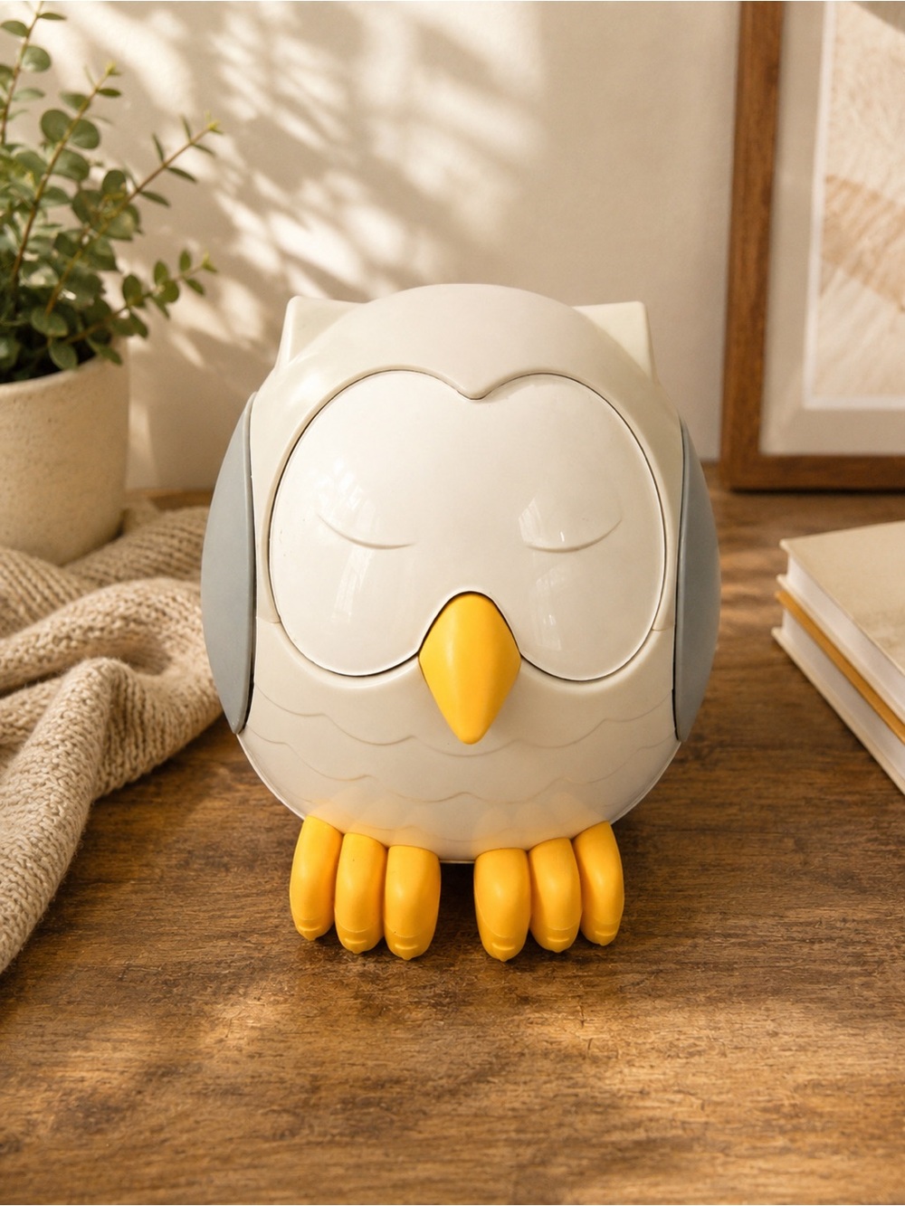 Young Living Feather the Owl Diffuser Night Light Sound Machine